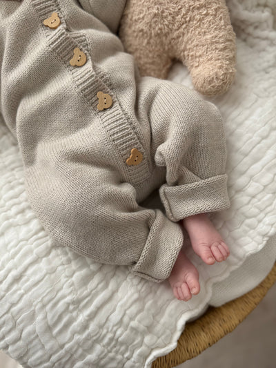 Bear Cub Jumpsuit - Natural