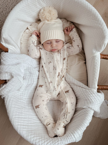 Woodland Forest Printed Jumpsuit – Magical Comfort for Little Adventurers