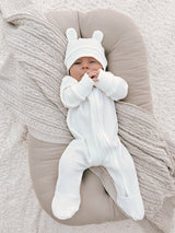 Waffle Knit Bear Ear Set – A Timeless Keepsake for Your Baby