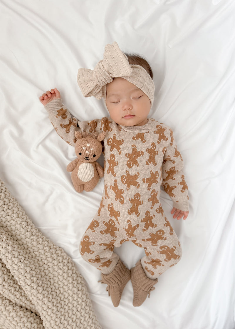 Luna + Luca Gingerbread Jumpsuit