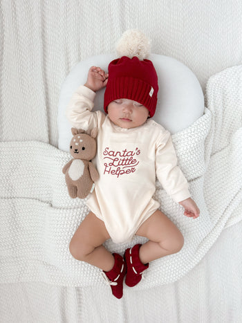 Luna + Luca Santa's Little Helper Romper