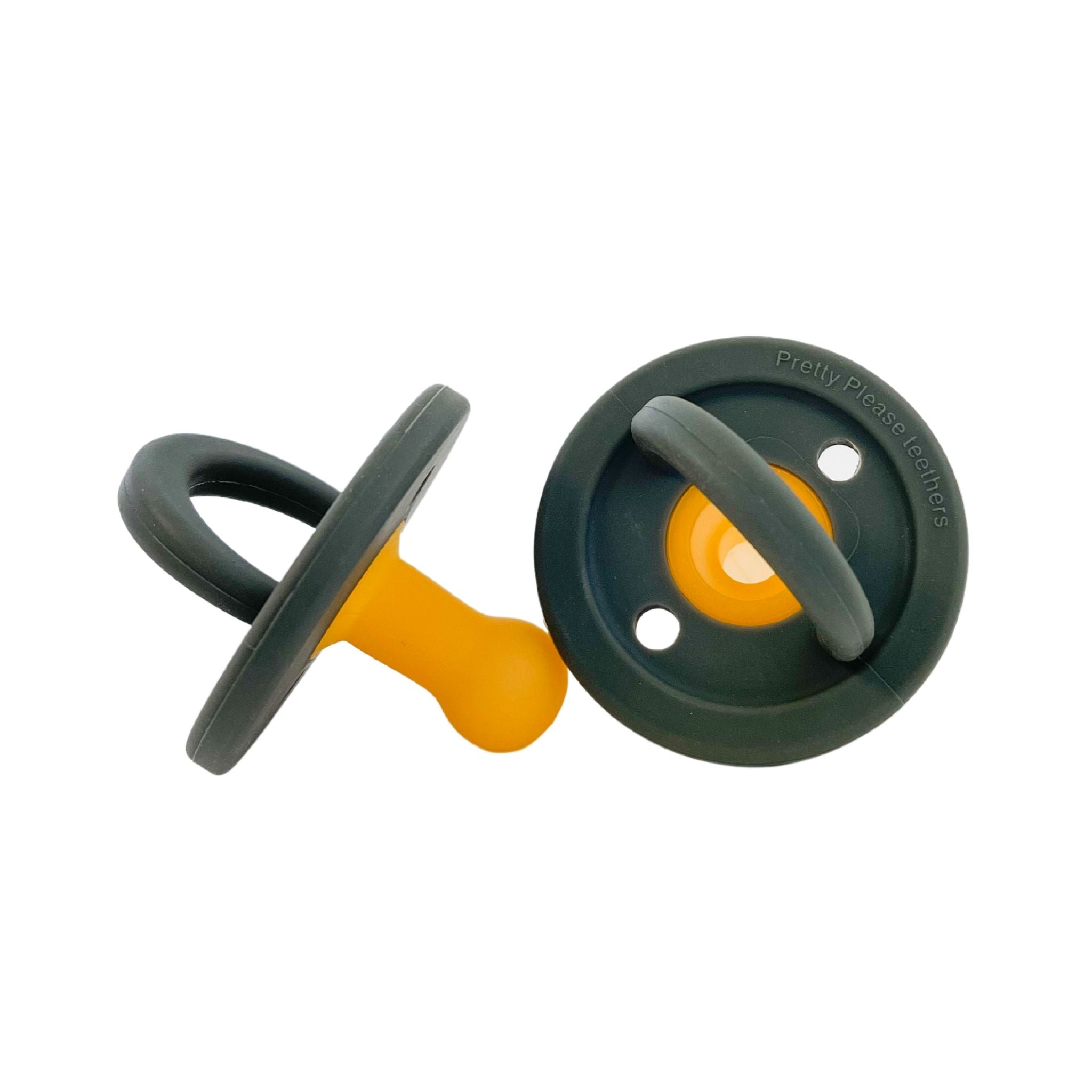 Medline Pacifiers Modern Silicone Pacifier | Minimalist Baby Essential | Moss