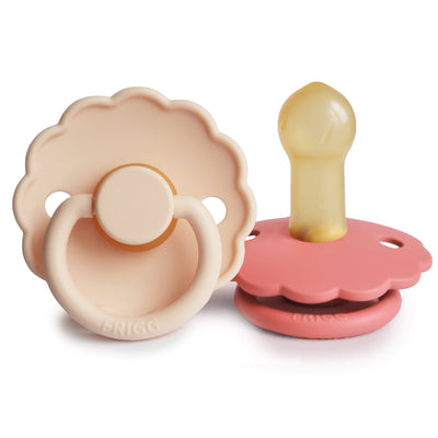 FRIGG Daisy Rubber Pacifier – Natural Latex Baby Pacifier