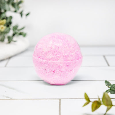 Poofy Organics Pink Watermelon Kids Bath Bomb