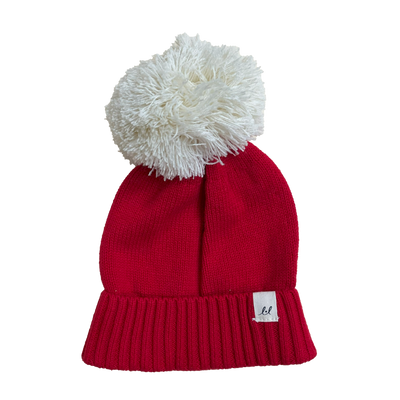 Organic Cotton Baby Pom Beanie – Little Love Collection