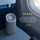 Canopy Portable Humidifier – Rechargeable Travel Humidifier with Carry Bag