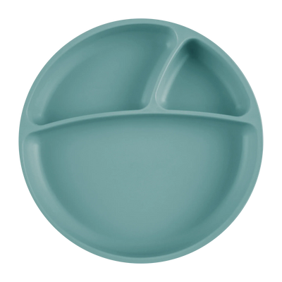 Stay-Put Suction Silicone Plate – 7.5 in Food-Grade BLW Feeding Plate