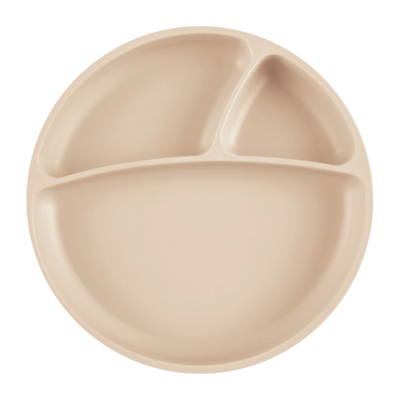 Stay-Put Suction Silicone Plate – 7.5 in Food-Grade BLW Feeding Plate
