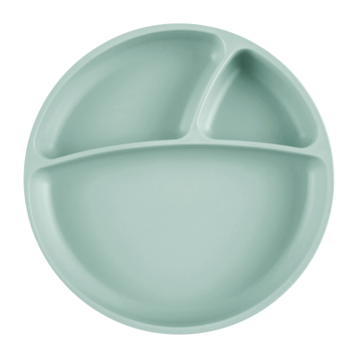 Stay-Put Suction Silicone Plate – 7.5 in Food-Grade BLW Feeding Plate