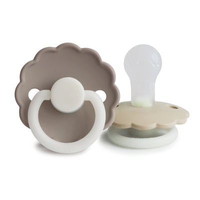 FRIGG Daisy Night Glow Silicone Pacifier – SilkySoft™ Glow-in-the-Dark Pacifier
