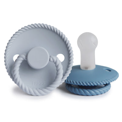 FRIGG Rope Silicone Pacifier – SilkySoft™ Medical Grade Silicone