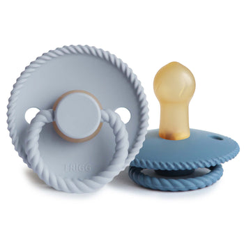 FRIGG Rope Rubber Pacifier – Natural Latex Baby Pacifier