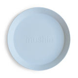 Mushie Round Dinnerware Plates – Non-Toxic Baby Plate Set