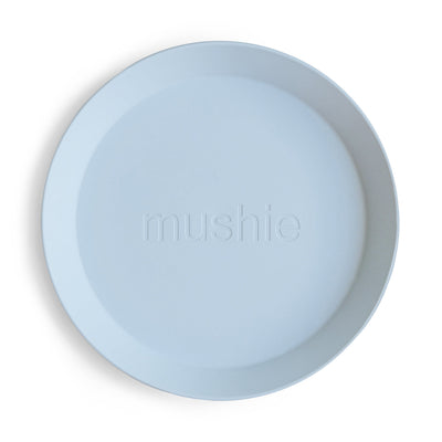 Mushie Round Dinnerware Plates – Non-Toxic Baby Plate Set