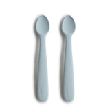 Mushie Silicone Feeding Spoons – Soft-Tip Baby Spoons