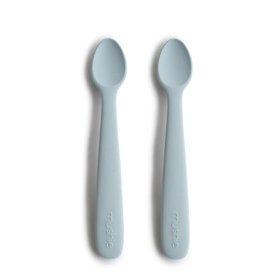 Mushie Silicone Feeding Spoons – Soft-Tip Baby Spoons