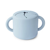 Mushie Silicone Snack Cup – Spill-Proof Toddler Snack Container