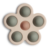 Mushie Flower Press Toy – Sensory Pop Toy for Babies