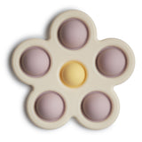 Mushie Flower Press Toy – Sensory Pop Toy for Babies