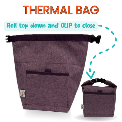 Flipping Holder Thermal Bag – On-the-Go Snack Storage