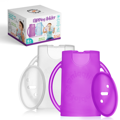 Flipping Holder Gift-Ready Travel Bundle – Food Pouch & Juice Box Holder Set