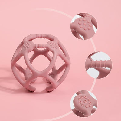 Haakaa Silicone Teething Ball – Easy Grip Teether for Babies