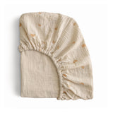 Mushie Extra Soft Muslin Crib Sheet