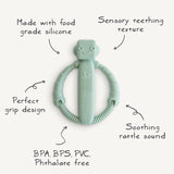 Silicone Rocket Rattle Teether