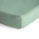 Mushie Extra Soft Muslin Crib Sheet