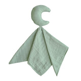 Mushie Moon Lovey Blanket – Organic Cotton Baby Comfort Blanket
