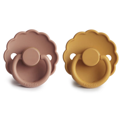 FRIGG Daisy Rubber Pacifier – Natural Latex Baby Pacifier