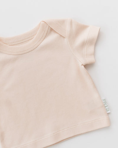 Kit & Petal Short Sleeve Shirt in Rosy Peach