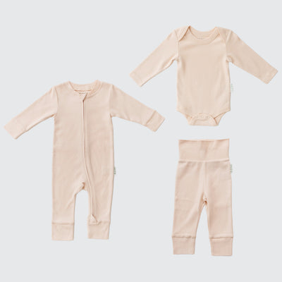 Kit & Petal Cozy Comfort Bundle in Rosy Peach