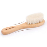 Natural Baby Hair Brush with Goat Wool Bristles