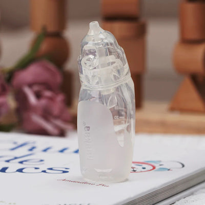 Haakaa Silicone Penguin Nasal Aspirator – Baby Nose Suction with Dual Valve & Cleaning Brush