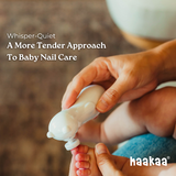Haakaa Happii Bear Baby Electric Nail Trimmer Set – Rechargeable Safe Nail Care Kit for Newborns