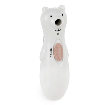 Haakaa Happii Bear Baby Electric Nail Trimmer Set – Rechargeable Safe Nail Care Kit for Newborns