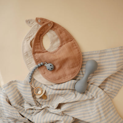 Organic Cotton Muslin Baby Bib