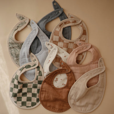 Organic Cotton Muslin Baby Bib