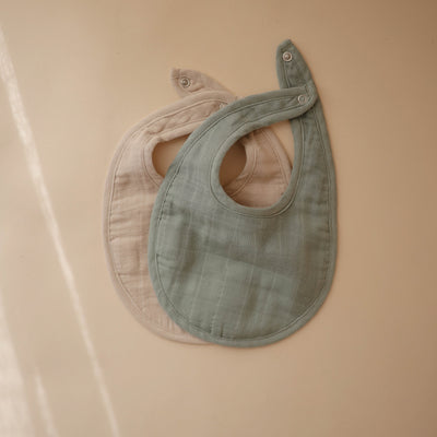Organic Cotton Muslin Baby Bib