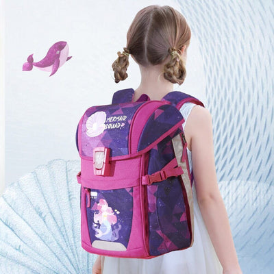 SUNVENO Over-Clip Kids School Backpack