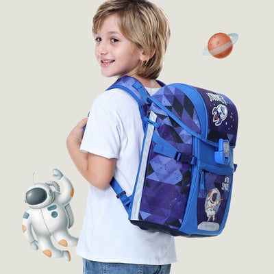 SUNVENO Over-Clip Kids School Backpack