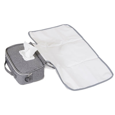 SUNVENO Portable Diaper Changing Bag – 3-in-1 Changing Pad & Stroller Organizer