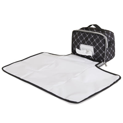 SUNVENO Portable Diaper Changing Bag – 3-in-1 Changing Pad & Stroller Organizer