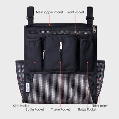 SUNVENO Mesh Stroller Organizer, 2 Piece Set