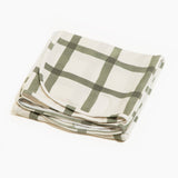 Sage Windowpane Swaddle II