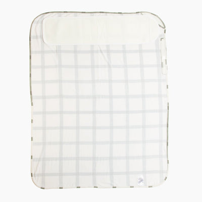 Sage Windowpane Swaddle II