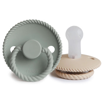 FRIGG Rope Silicone Pacifier – SilkySoft™ Medical Grade Silicone