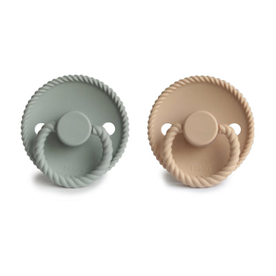FRIGG Rope Silicone Pacifier – SilkySoft™ Medical Grade Silicone