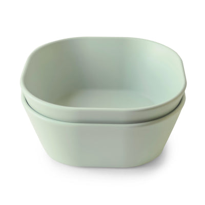 Mushie Square Dinnerware Bowls – BPA-Free Baby Bowl Set